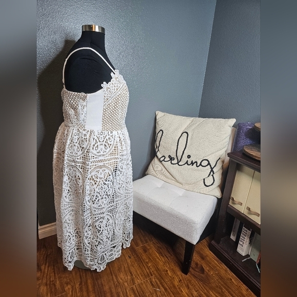 NWT City Chic white lace dress size 18W - Picture 2 of 6
